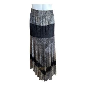 Y2K Lapis Maxi Skirt